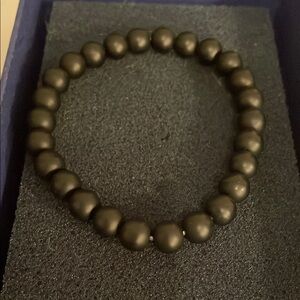 Black Onyx Gemstone Bracelet NIB